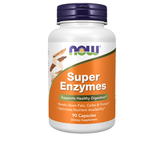 Super Enzymes - 90 cápsulas - Now