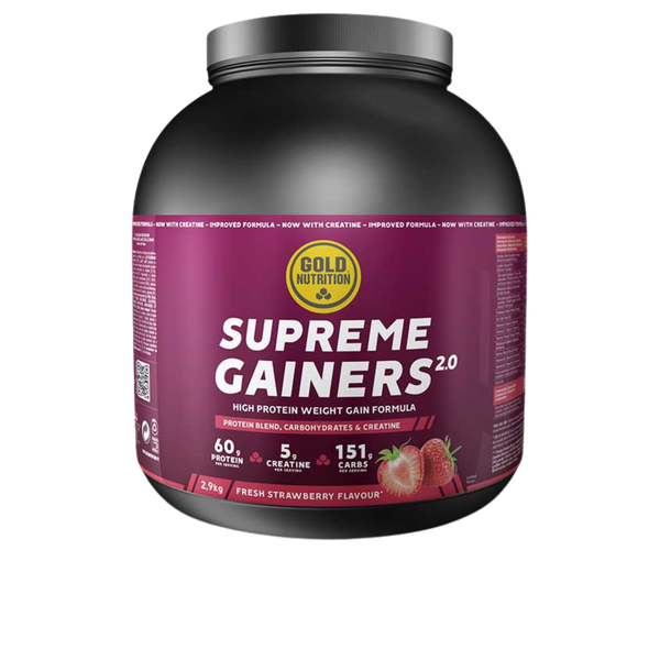 Supreme Gainers 2.0 - 2,9 kg - Morango - GoldNutrition