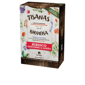 Tisanas Hibisco Gengibre & Limão - 50gr - BioHera