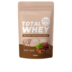 Total Whey - 260 g - Chocolate-Avelã - GoldNutrition