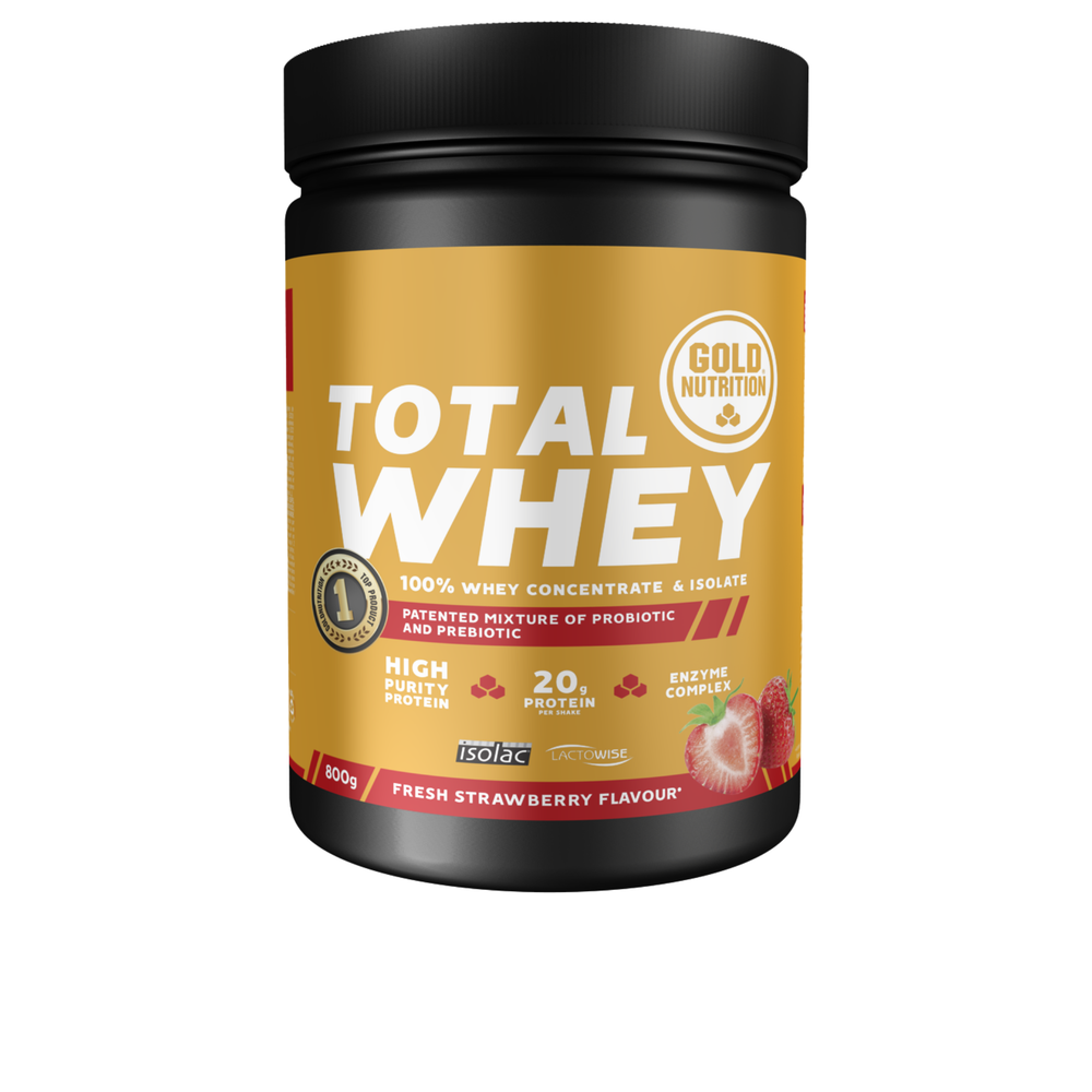 Total Whey - 800 g - Morango - GoldNutrition