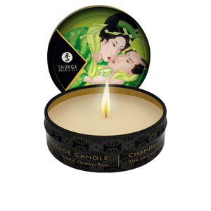 Vela de massagem Mini Caress - 30 ml - Chá Verde - Shunga