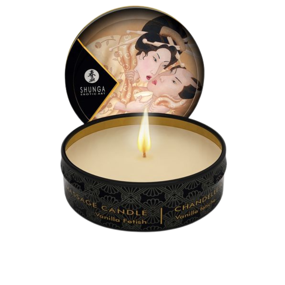 Vela de massagem Mini Caress - 30 ml - Baunilha - Shunga