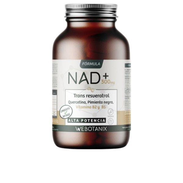 NAD+ 300 mg - 60 cápsulas - WeBotanix