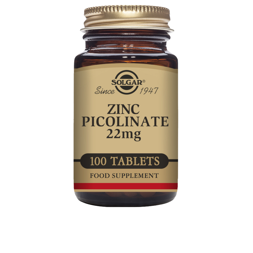 Zinc Picolinate 22MG - 100 comprimidos - Solgar