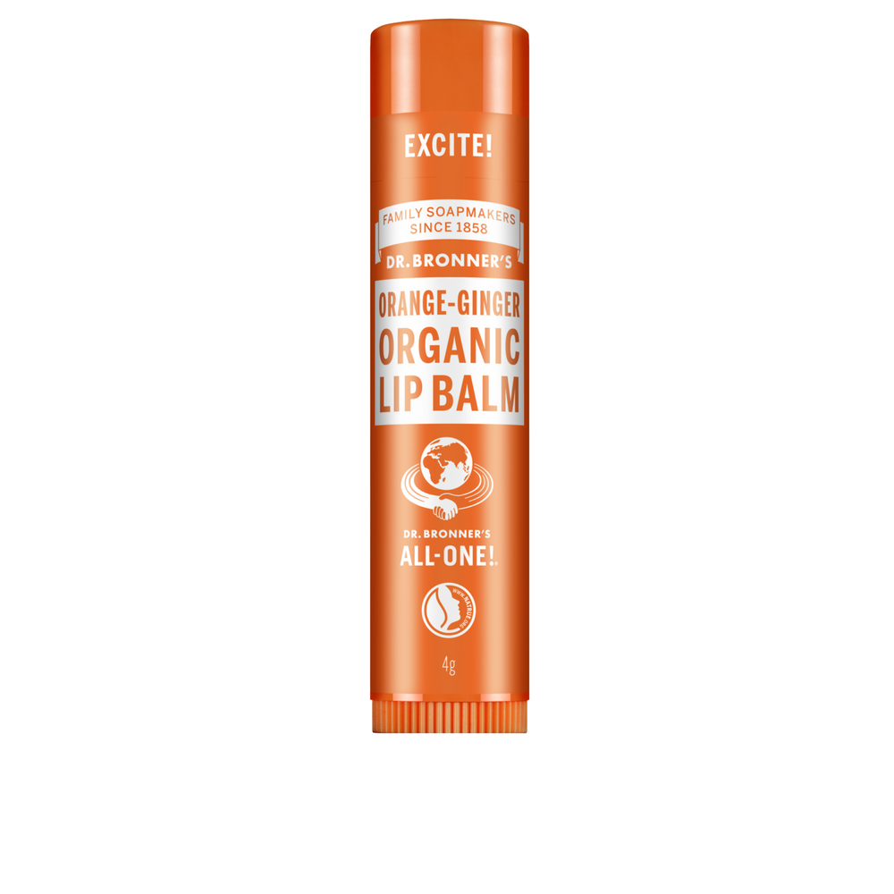 Batom Hidratante Biológico - Laranja e Gengibre - 4 g - Dr. Bronner’s