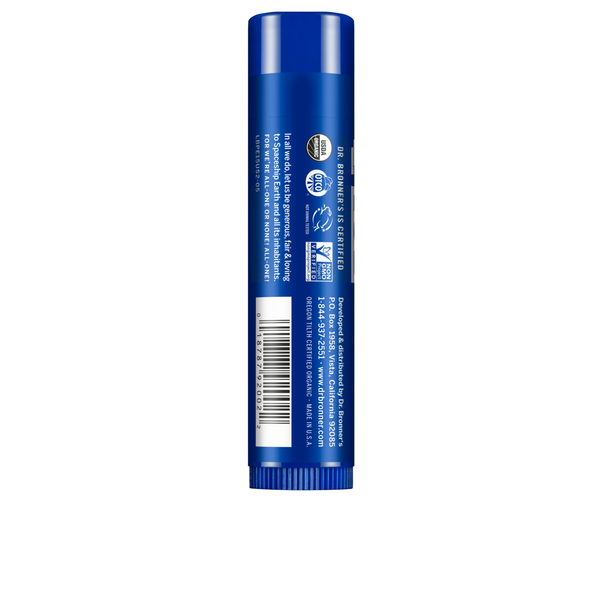 Batom Hidratante Biológico - Hortelã-Pimenta - 4 g - Dr. Bronner’s