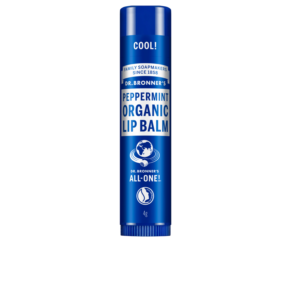 Batom Hidratante Biológico - Hortelã-Pimenta - 4 g - Dr. Bronner’s