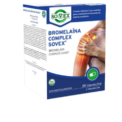 Bromelaína Complex Sovex - 60 cápsulas - Sovex