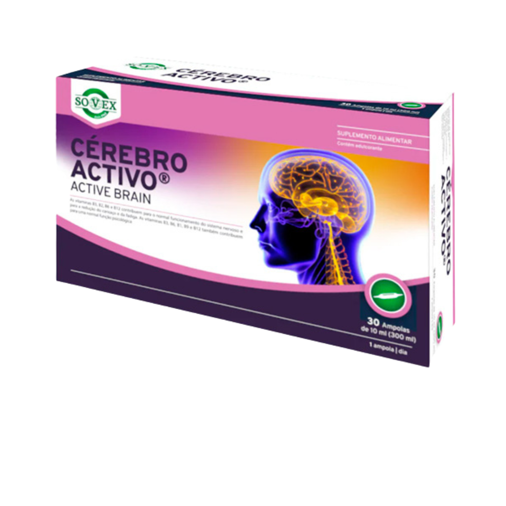 Cérebro Activo - 30 ampolas - Sovex