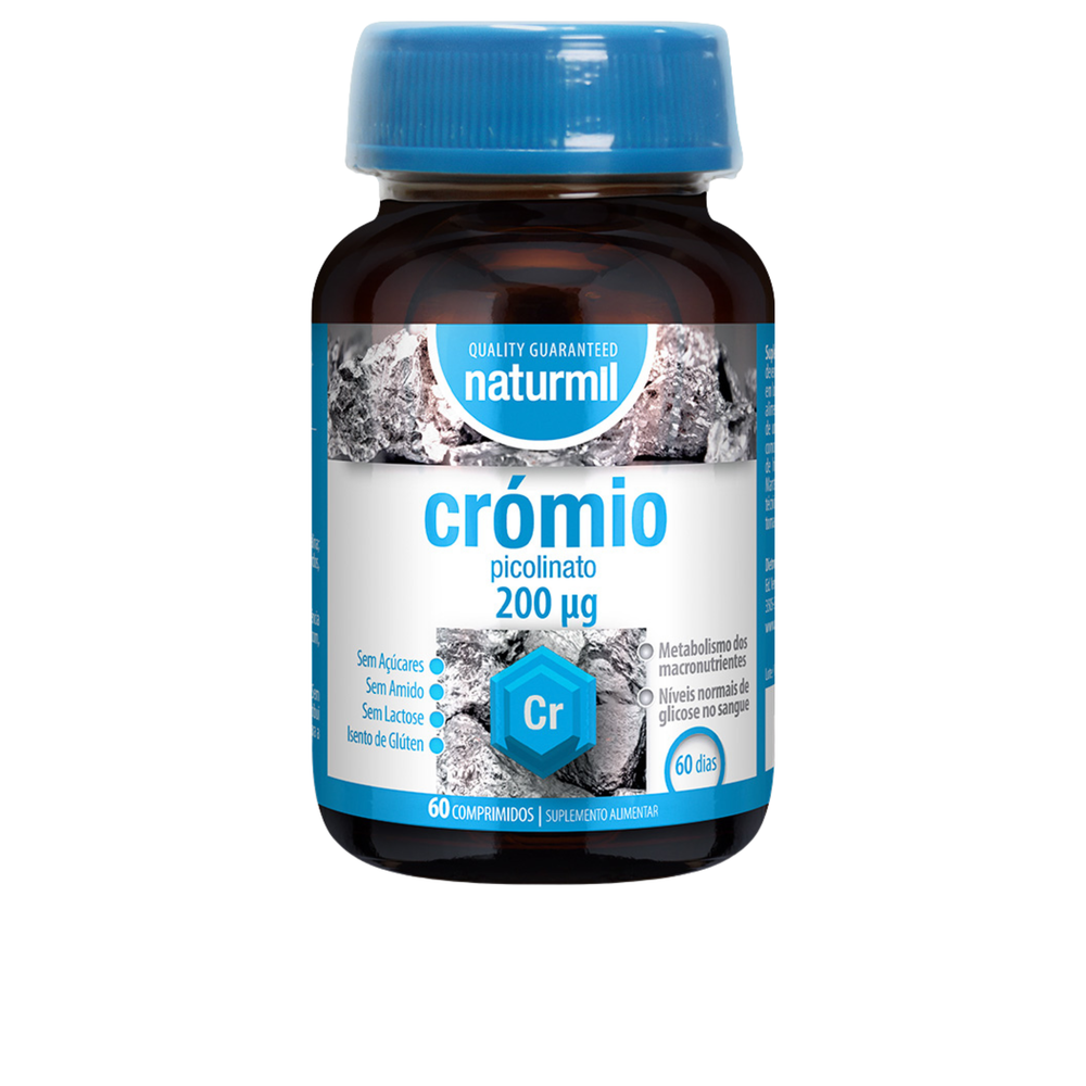Crómio picolinato 200 µg - 60 comprimidos - Naturmil
