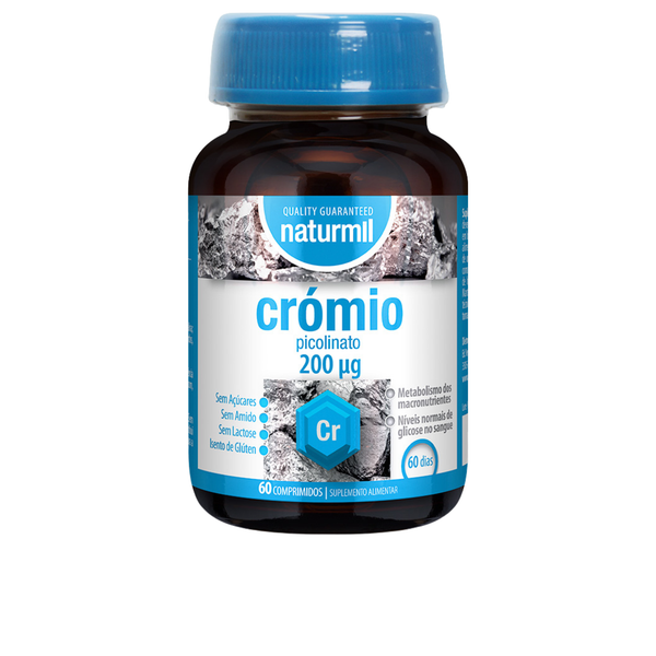 Crómio picolinato 200 µg - 60 comprimidos - Naturmil