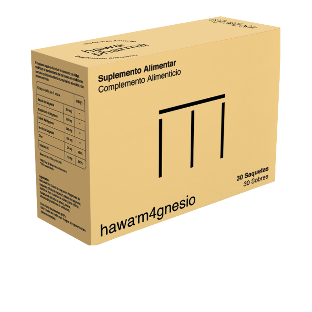 Hawa M4gnesio - 30 Saquetas - Hawa Pharma