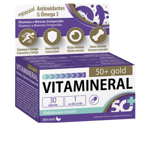Vitamineral 50+ Gold - 30 cápsulas - Dietmed